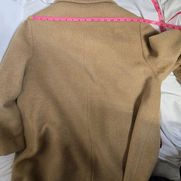 VINTAGE 70s camel hair volup plus size peacoat 2X - Picture 12 of 12